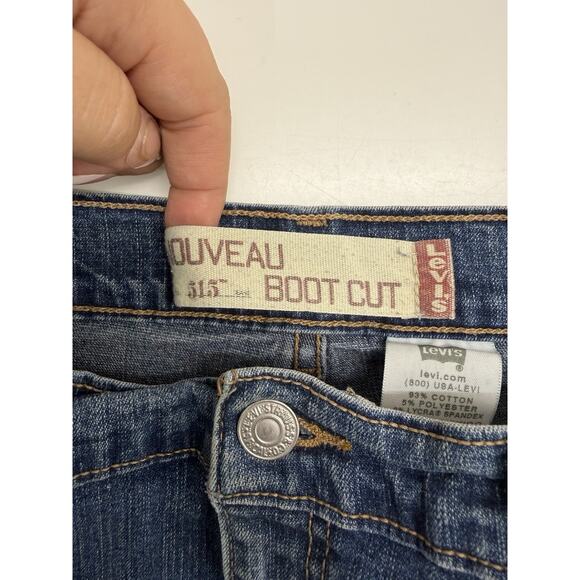 Levis Womens Jeans Size 10 L Nouveau 515 Bootcut Denim Jeans - Picture 3 of 11